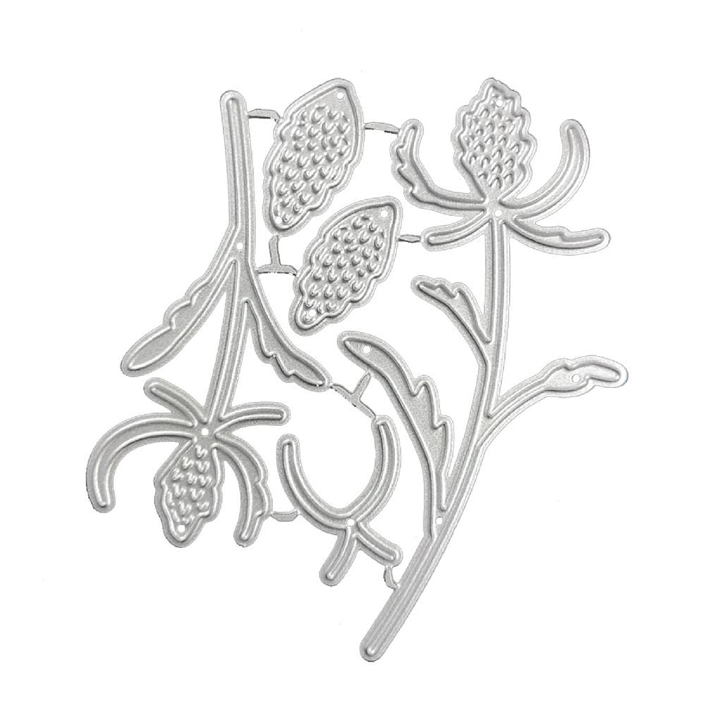 Metal die cuts flower grass embossing stencil cutting dies for card making scrapbooking paper craft diy template mold metal cutting dies for card making home kitchen