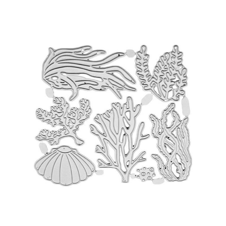 Qinxi sea grass metal cutting craft dies scrapbooking album embossing card making template molds paper die cut diy decorative craft tool lp