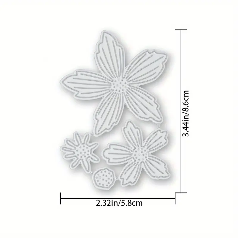 Easter decorative paper photo cards flower grass pattern cutting dies for diy scrapbooking crafts