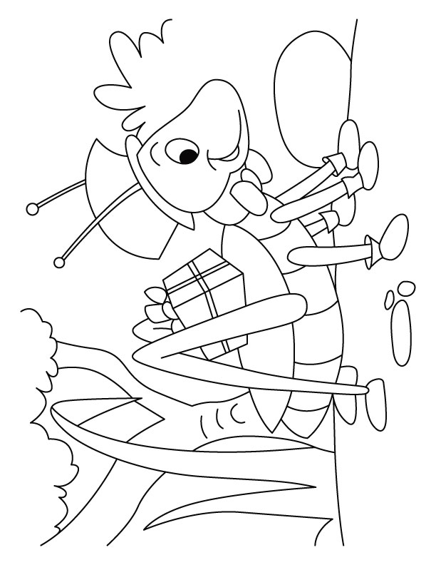 Grasshopper gift courier service coloring pages download free grasshopper gift courier service coloring pages for kids best coloring pages