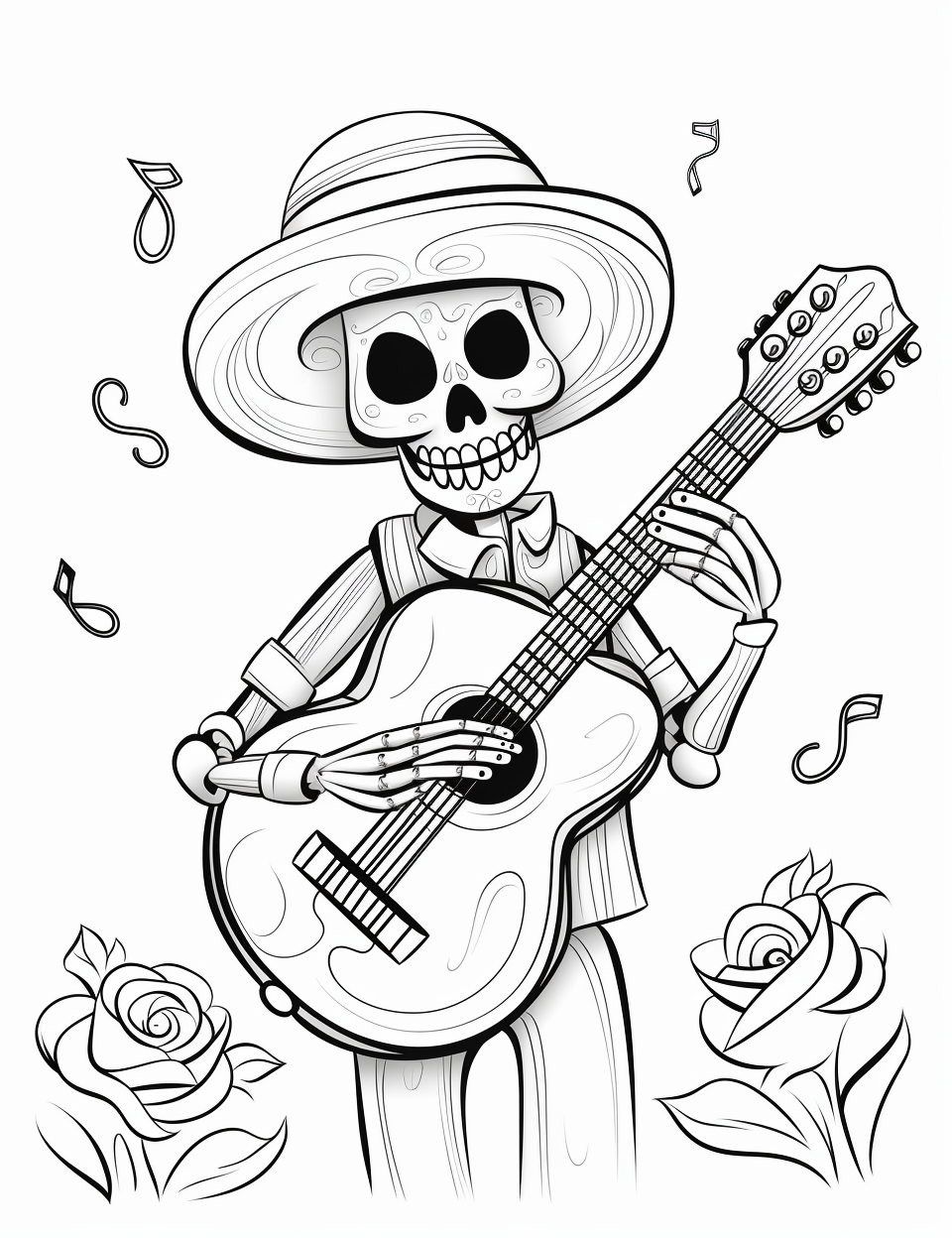 Skeleton skeleton coloring pages years old coloring pages