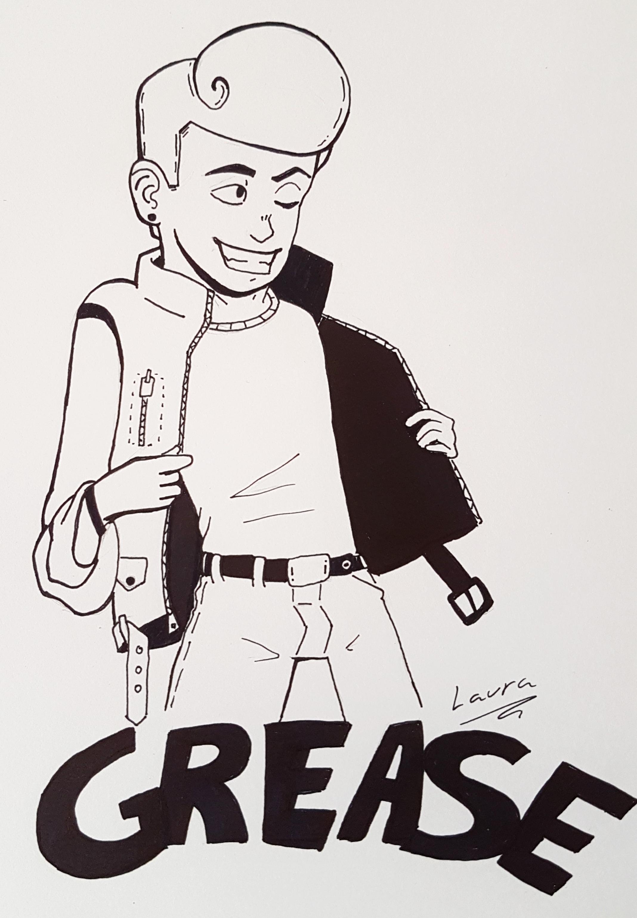 I like the movie grease rdrawing