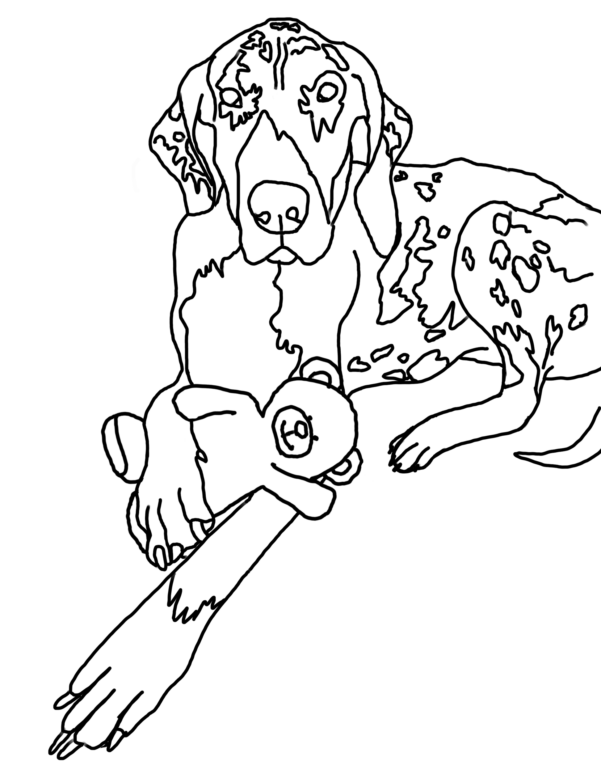 The good dog coloring book â zoebys custom creations
