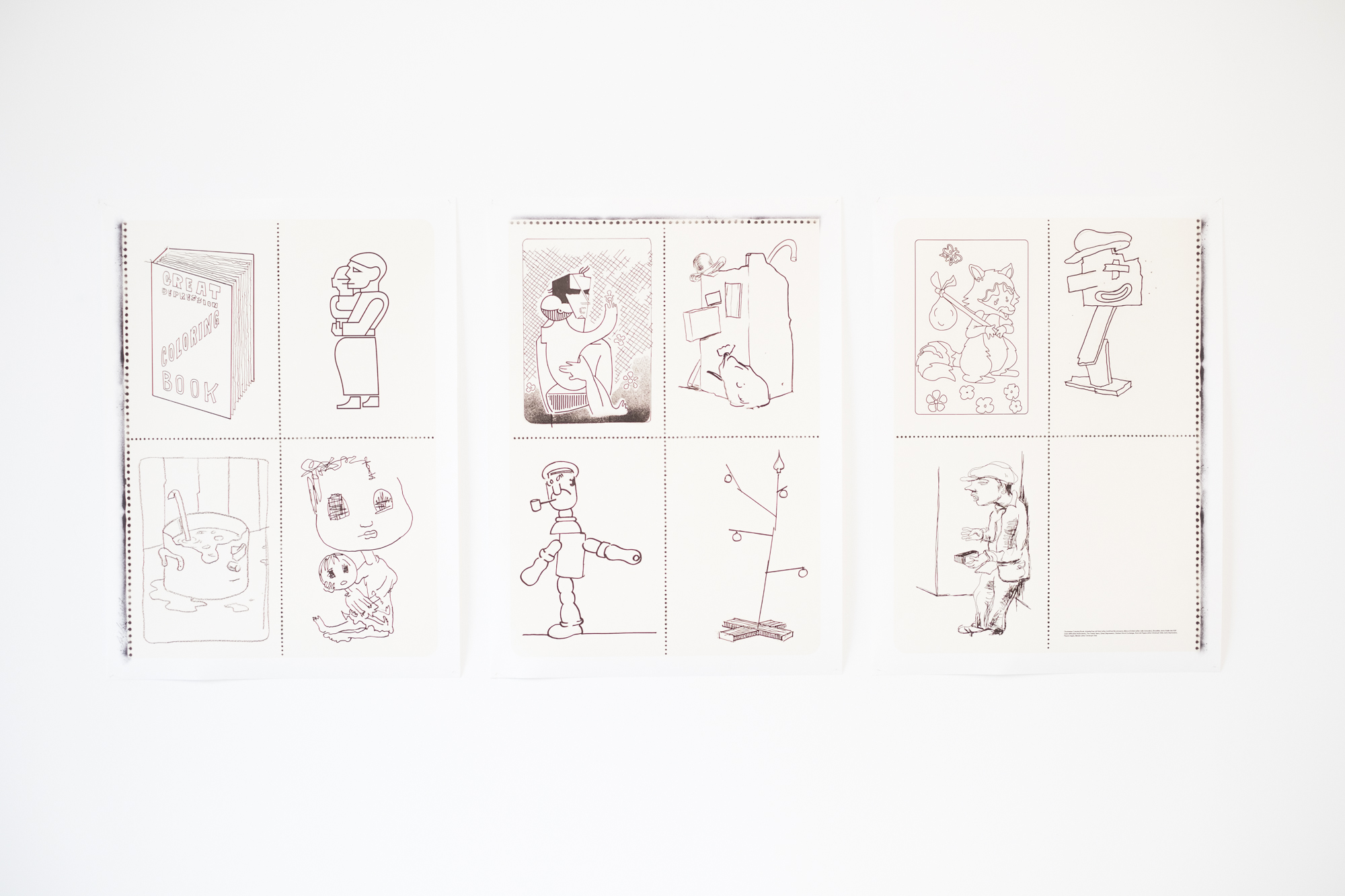Sven t jolle â great depression coloring book â kunst te koop