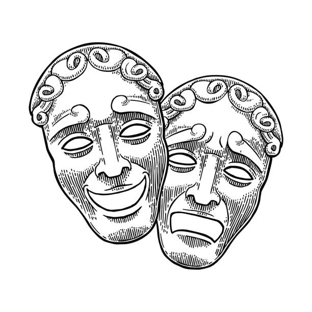 Great depression white background stock illustrations royalty