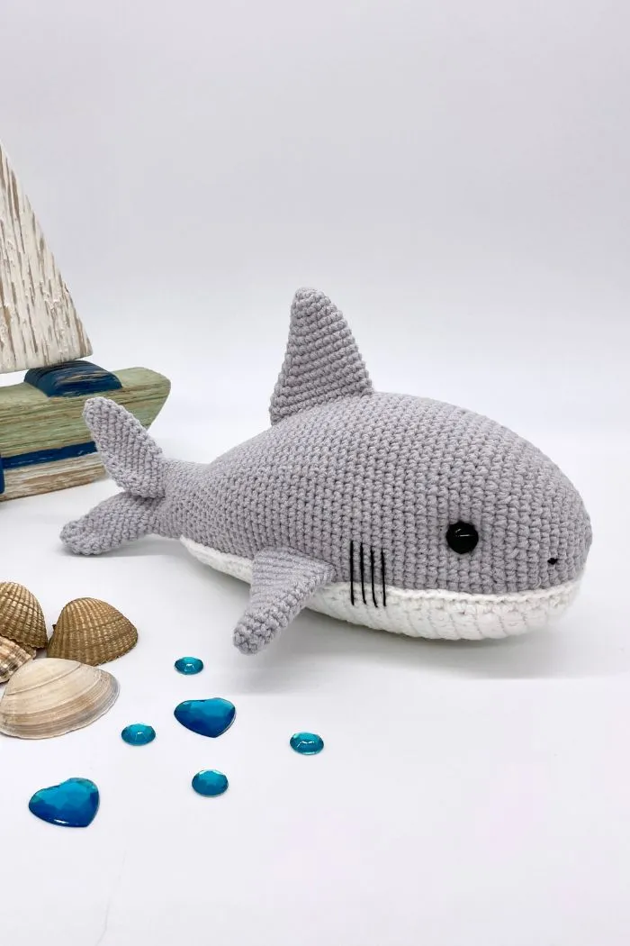 Free crochet shark pattern