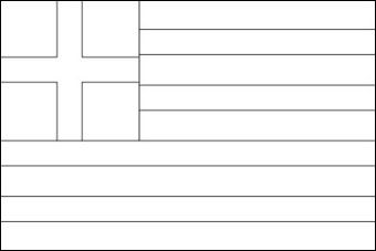 Greek flag flag of greece greek flag flag template flag coloring pages