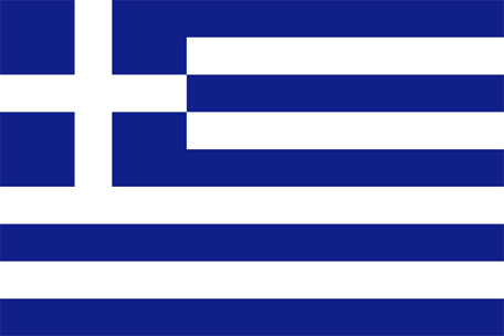 Coloring page for the flag of greece