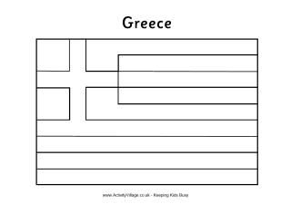 Greece flag printables flag loring pages greece greek flag