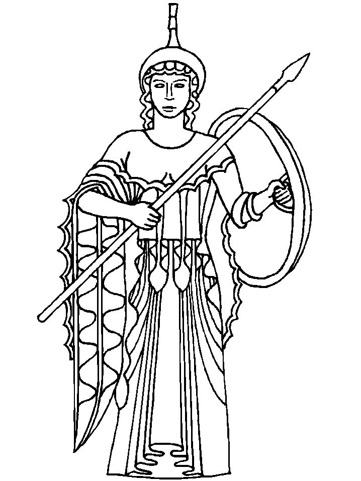Greek mythology coloring pages