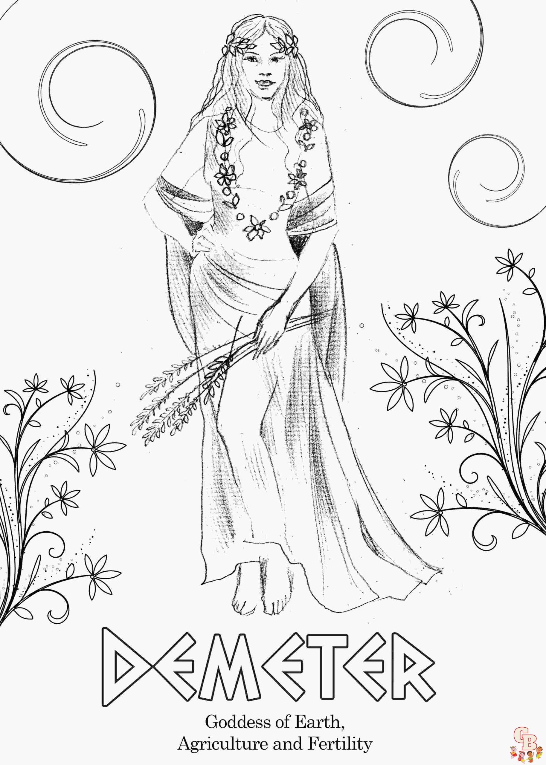 Printable greek mythology coloring pages free