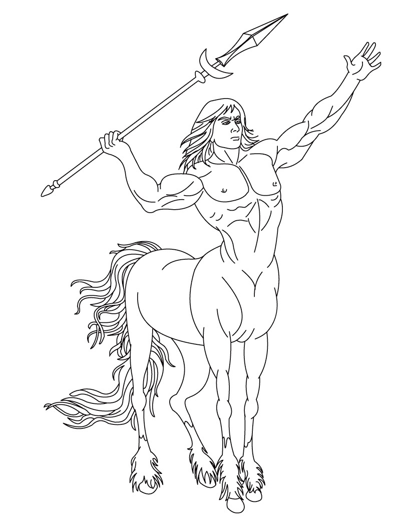 Greek mythology coloring pages