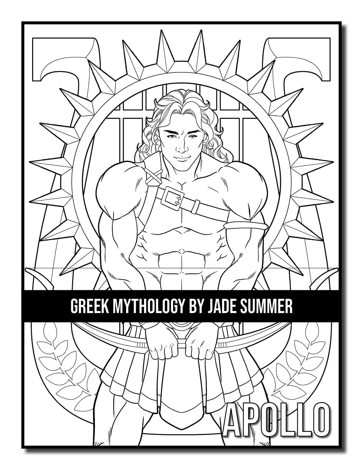Greek mythology coloring book jade summer