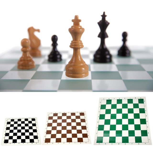 Flat che board international pu leather cheboard claic folding travel che board for kid party family activitie