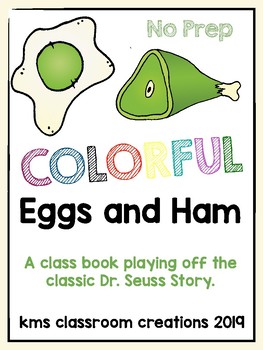Green eggs and ham coloring tpt