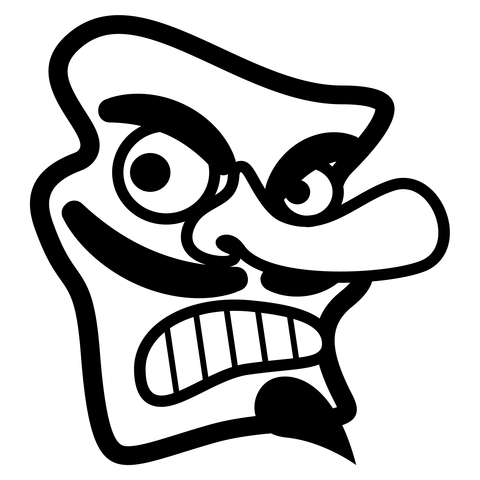Goblin emoji coloring page free printable coloring pages