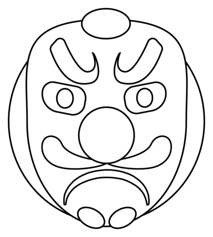 Goblin emoji coloring page free printable coloring pages