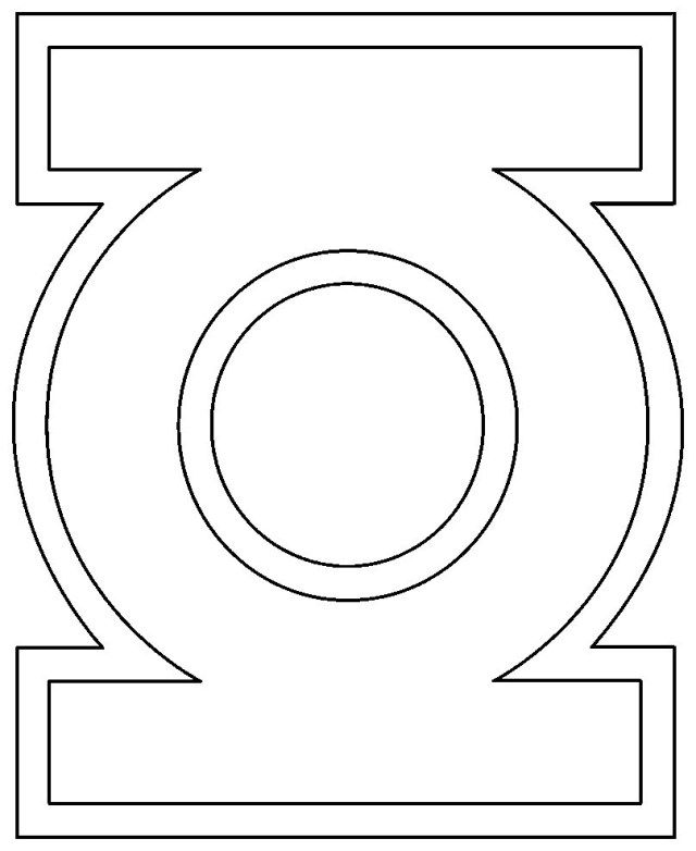 Amazing picture of green lantern coloring pages