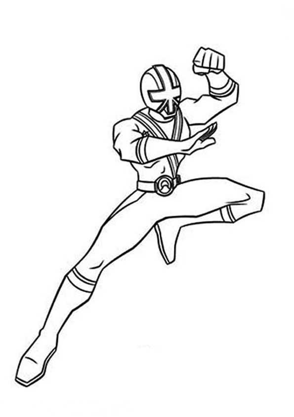 Coloring pages green ranger coloring page