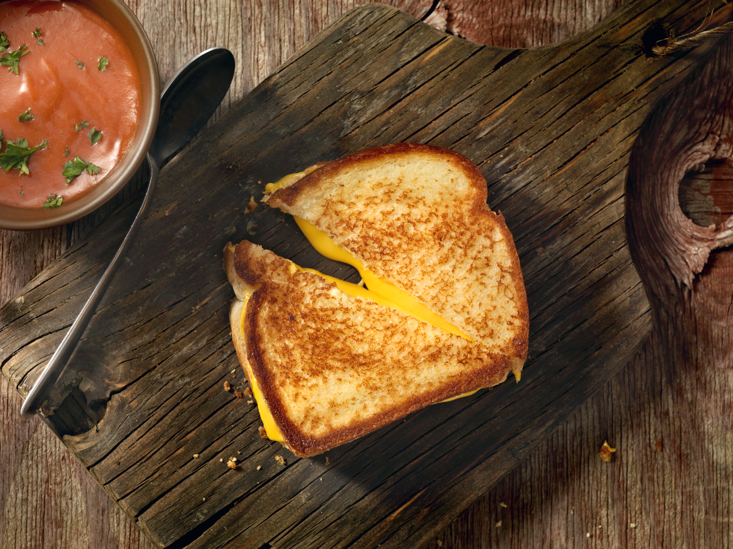 For the ultimate grilled cheese use both stovetop and oven