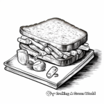 Mac and cheese coloring pages