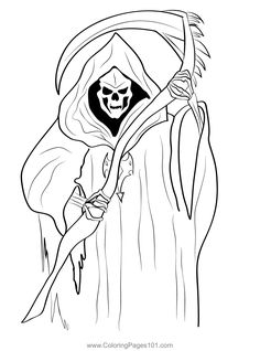 Grim reapers colorg pages ideas grim reaper colorg pages reaper