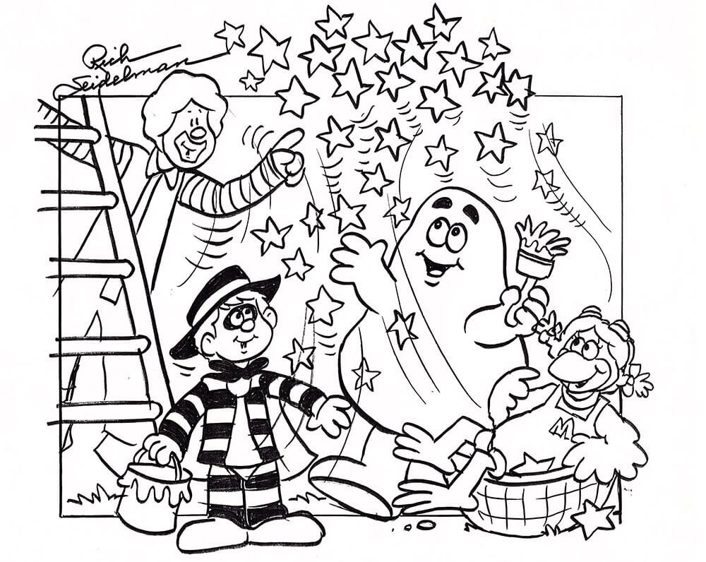 Grimace shake coloring pages printable for free download