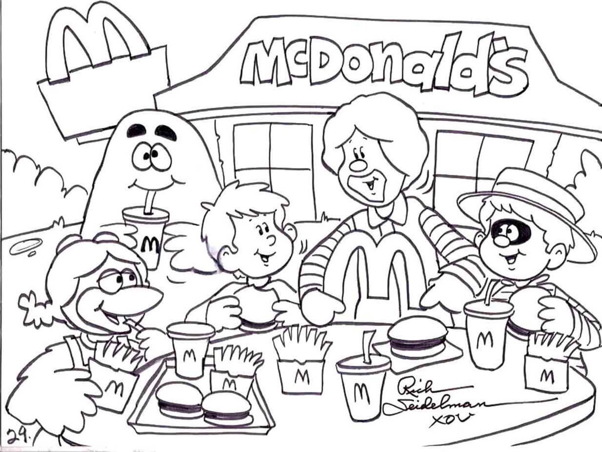 Grimace coloring pages printable for free download