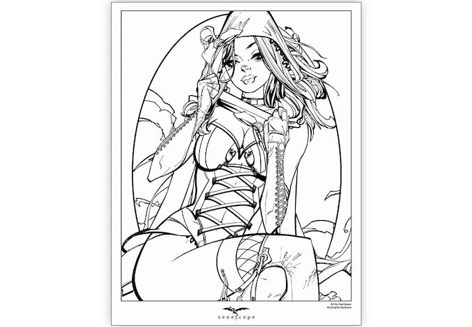 Grimm fairy tales coloring book boxed set by joe brusha â