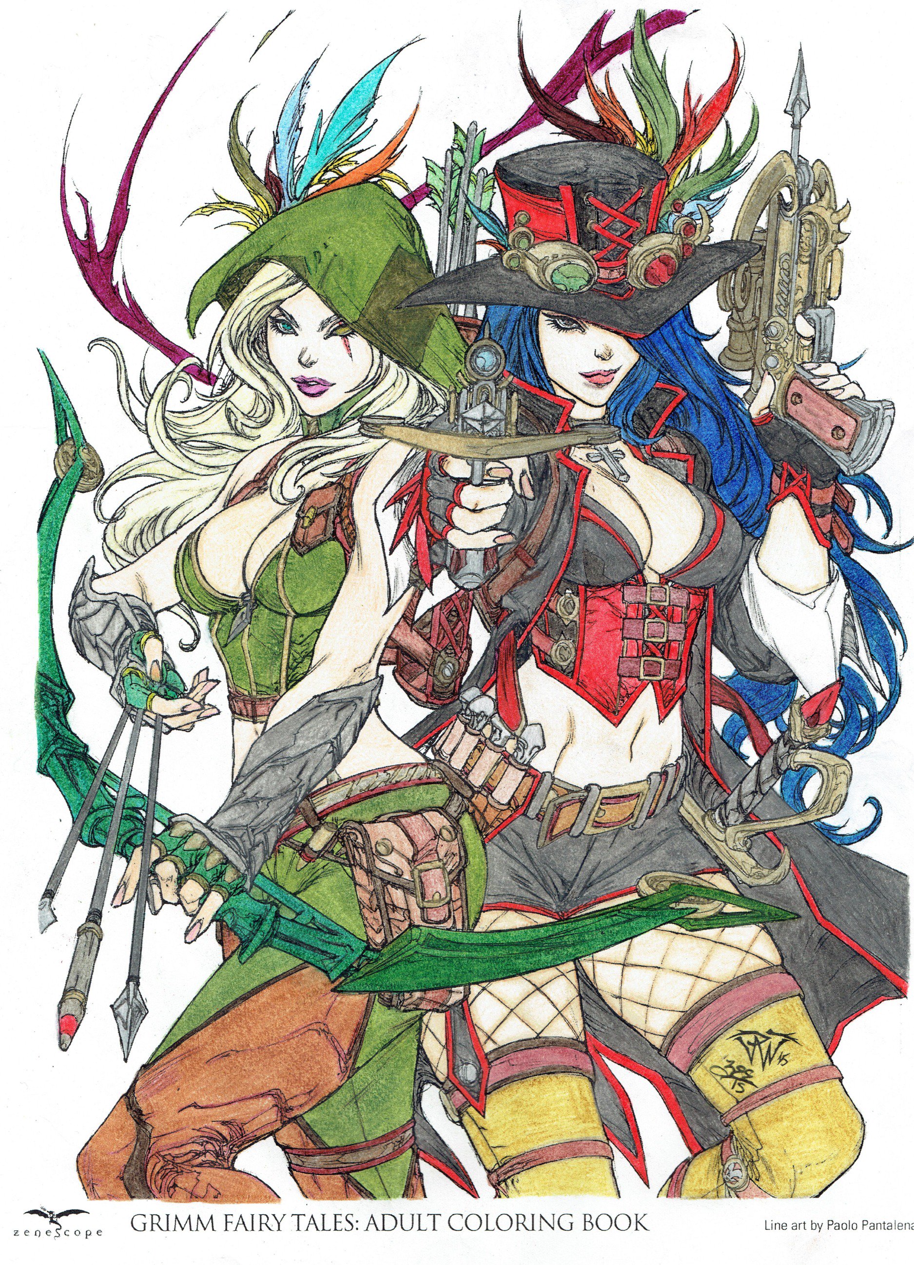 Zenescope entertainment on x check out the grimm fairy tales coloring book contest st place winners httpstcoppyvhzijk httpstcoxcwoasue x