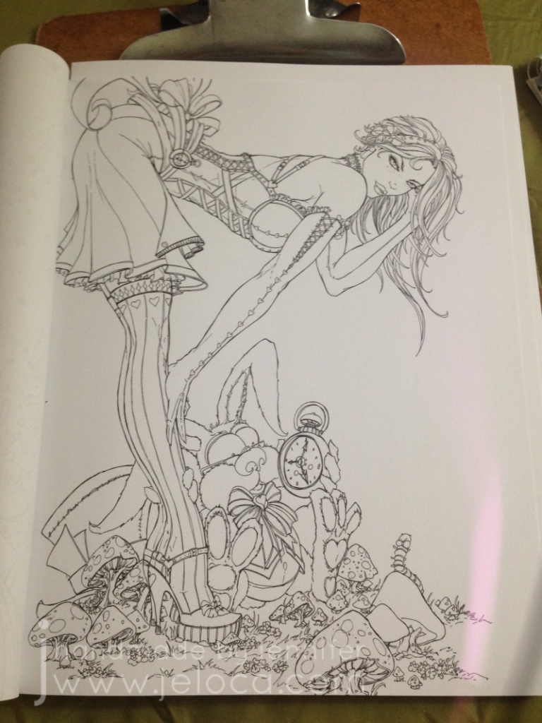 Grimm fairy tales coloring book