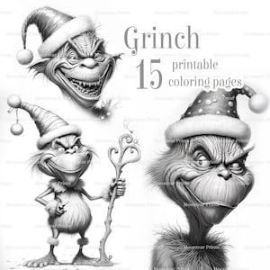 Grinch coloring