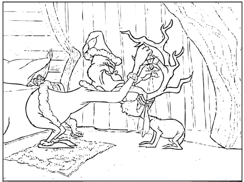 Grinch coloring pages