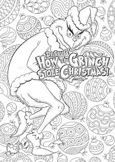 Grinch mandala coloring pages grinch coloring pages baby coloring pages christmas coloring pages