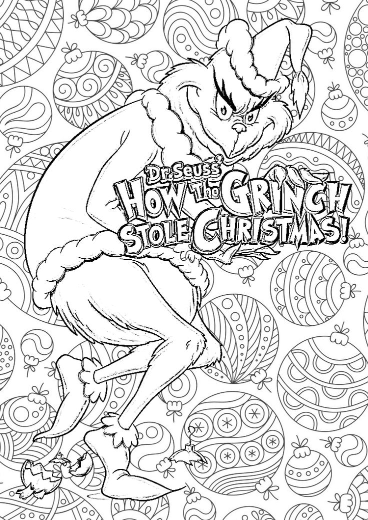 Grinch mandala coloring pages coloring pages christmas coloring pages coloring pages christmas classroom