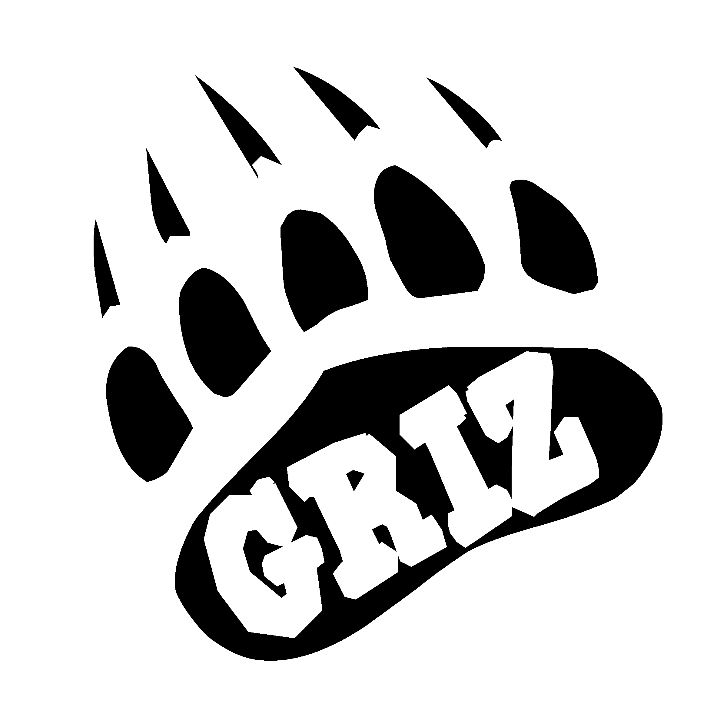 Montana grizzlies logo png transparent svg vector