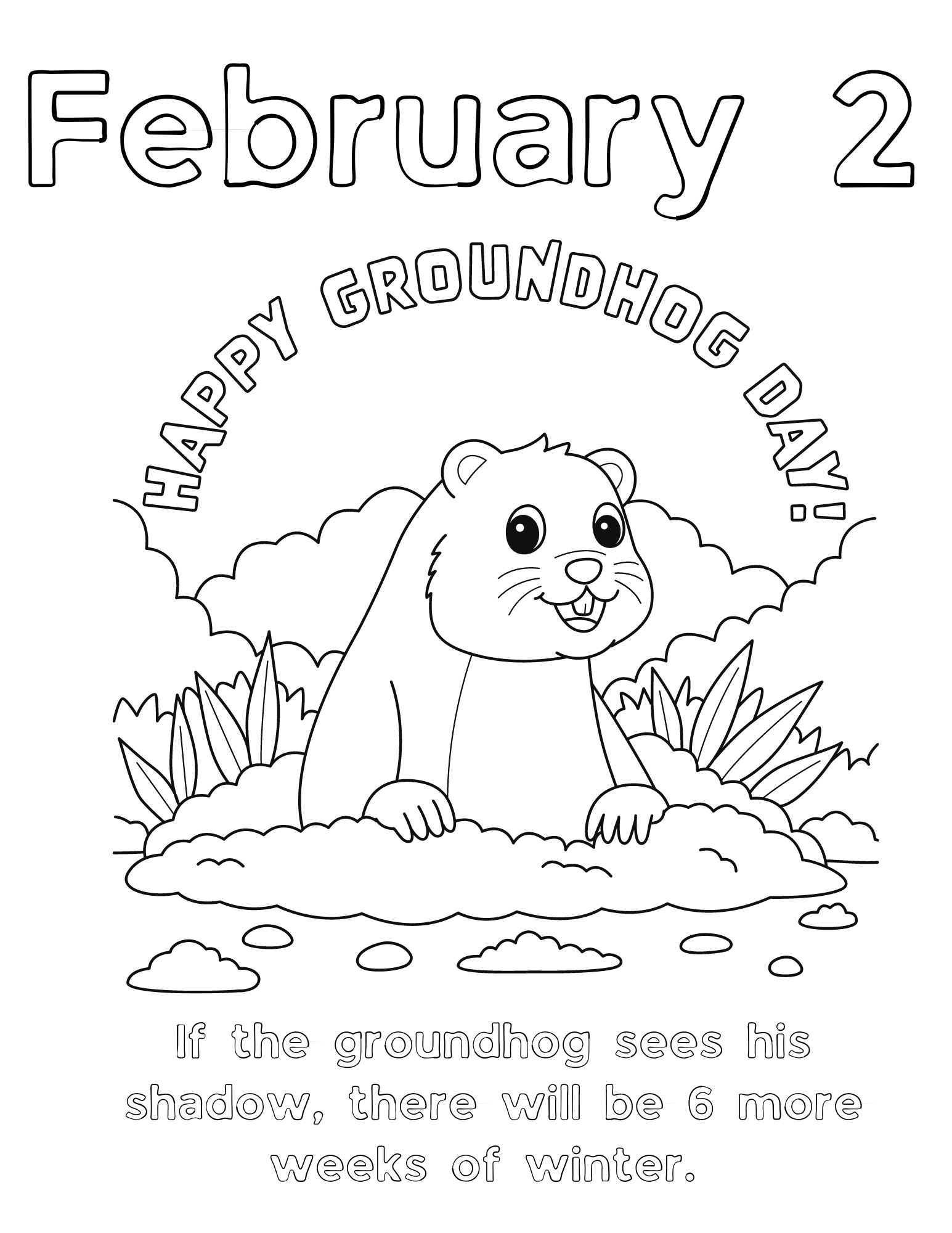 Free printable february coloring pages for kids and adults