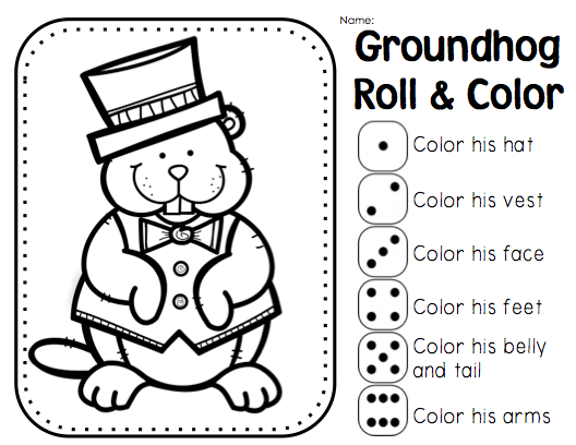 Groundhog day worksheets