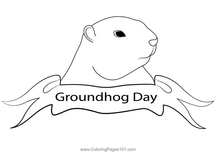 Groundhog day face coloring page groundhog day coloring pages coloring pages for kids