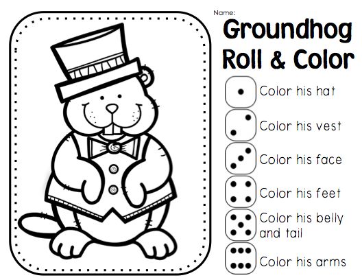 Groundhog day worksheets