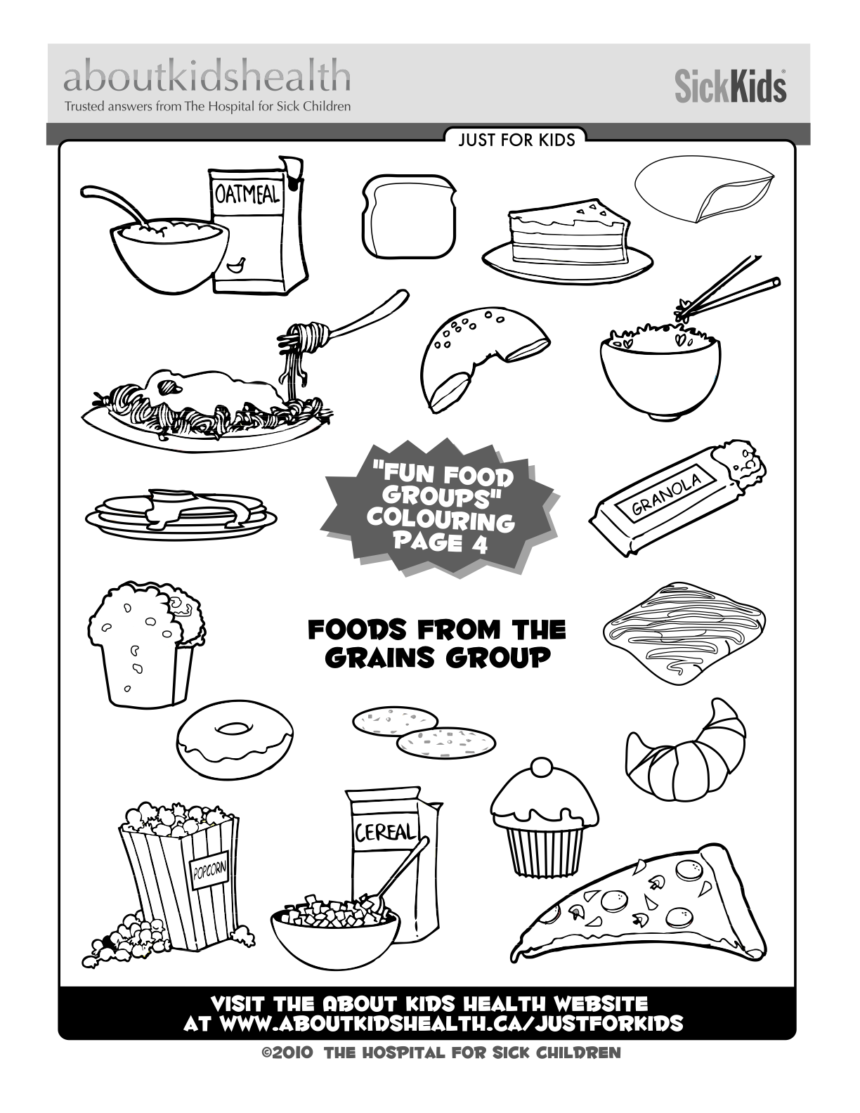Go grow glow foods list coloring pages kindergarten worksheets food pyramid