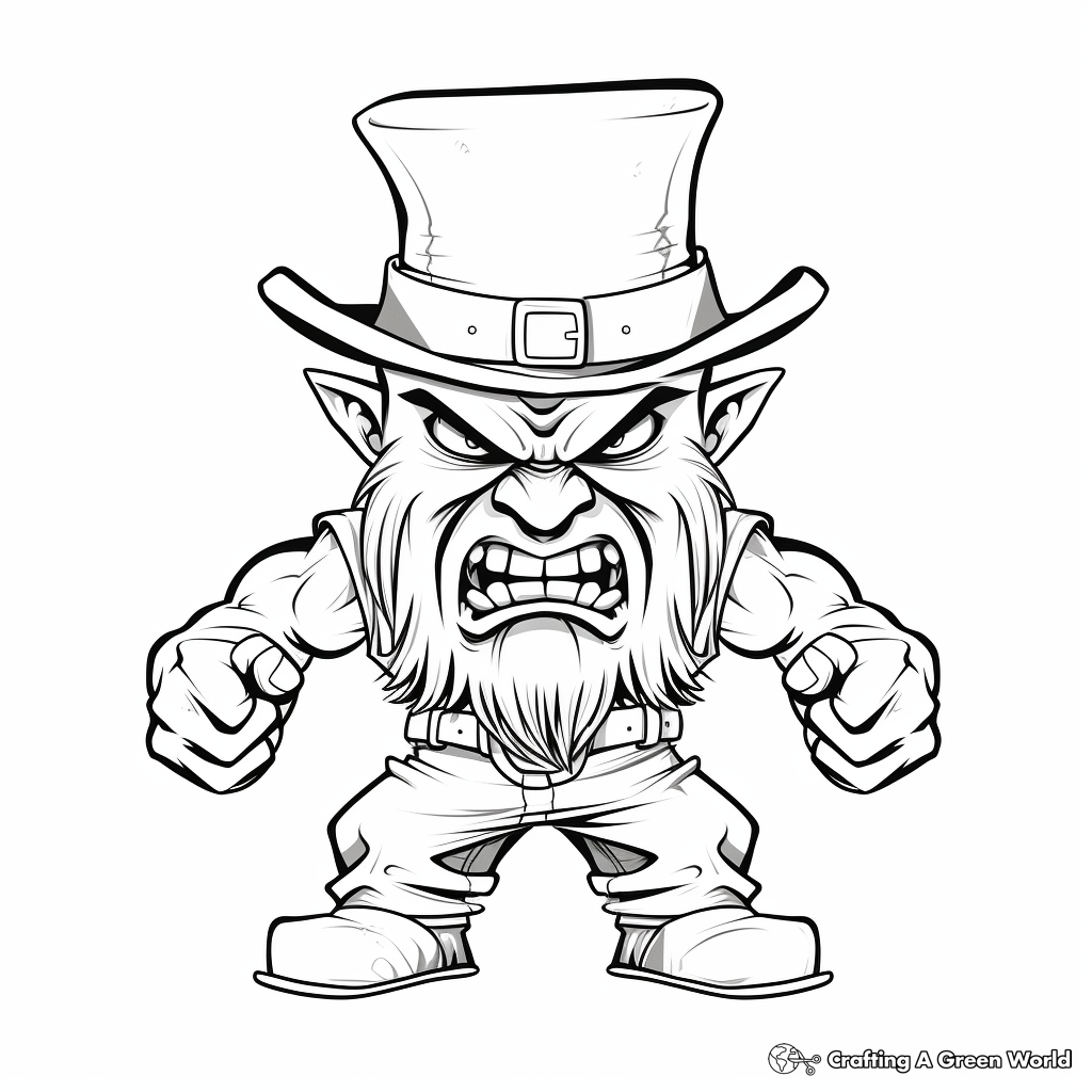 Leprechaun coloring pages