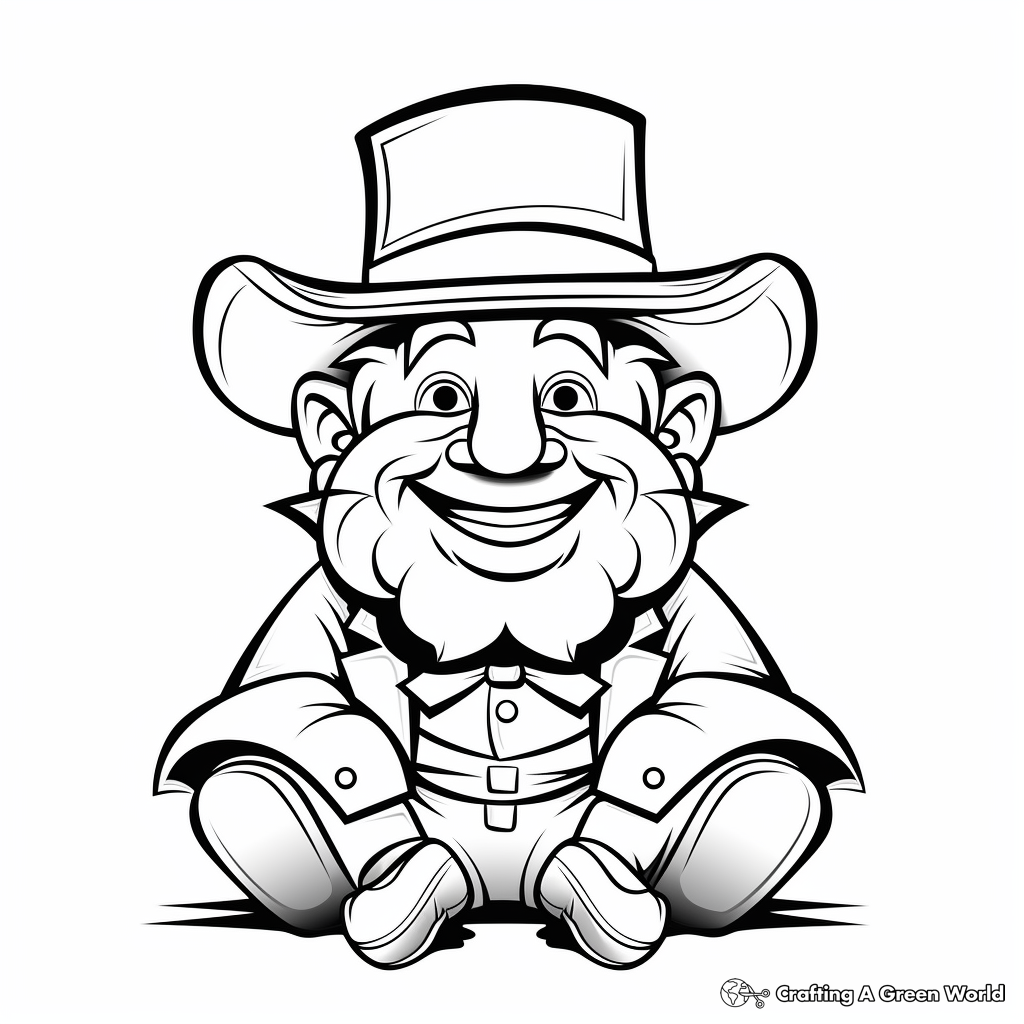 Leprechaun coloring pages