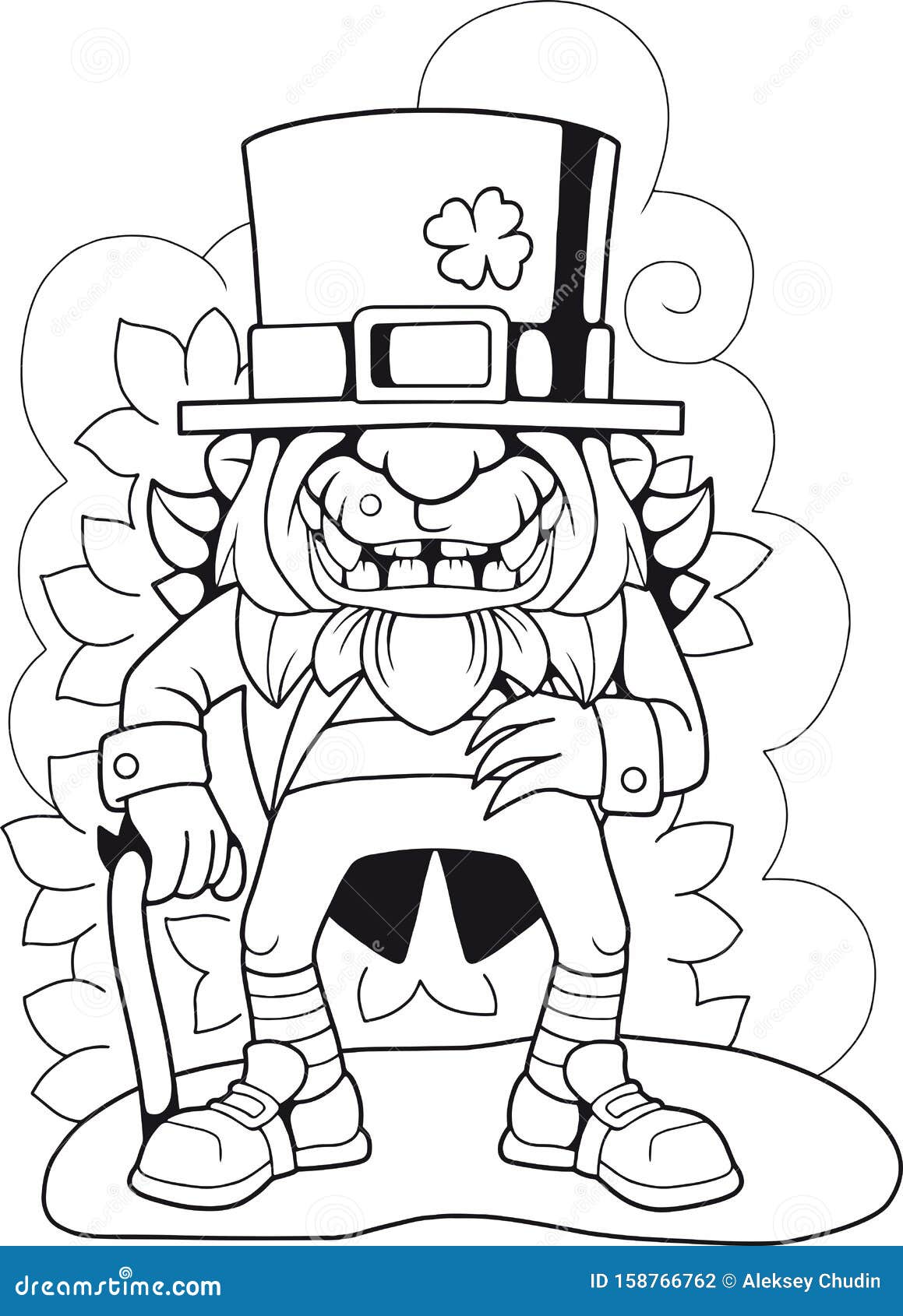 Evil leprechaun stock illustrations â evil leprechaun stock illustrations vectors clipart