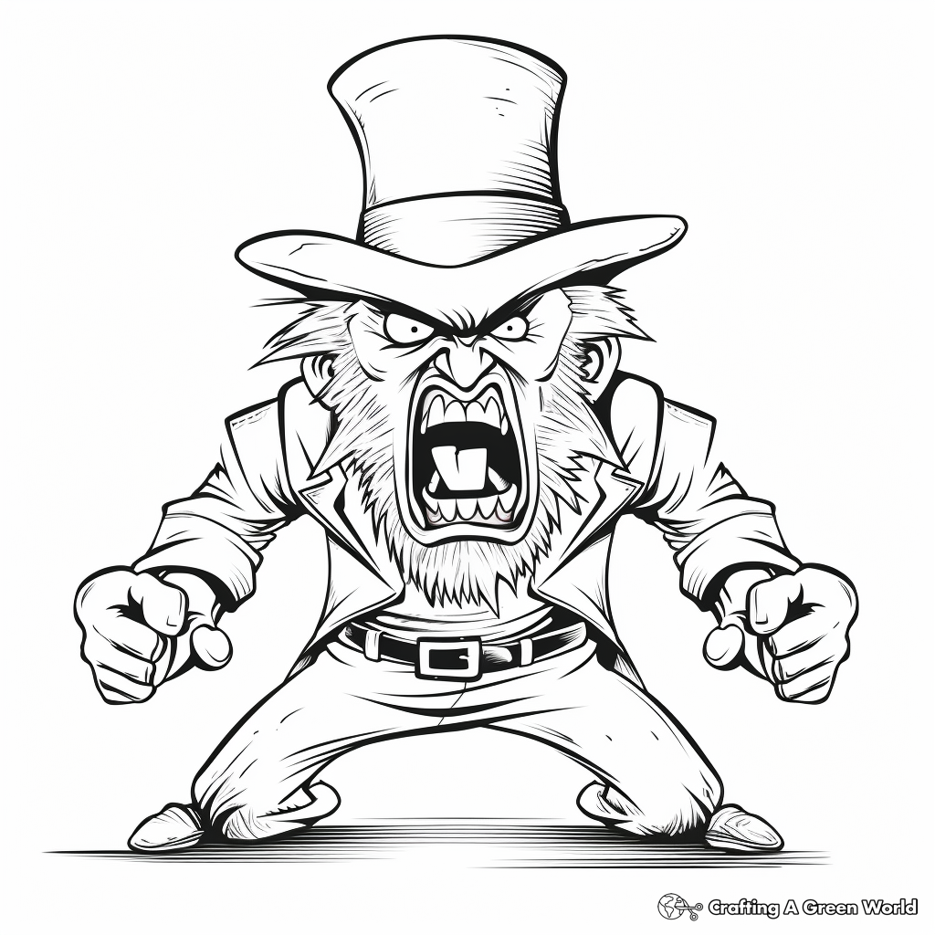 Leprechaun coloring pages
