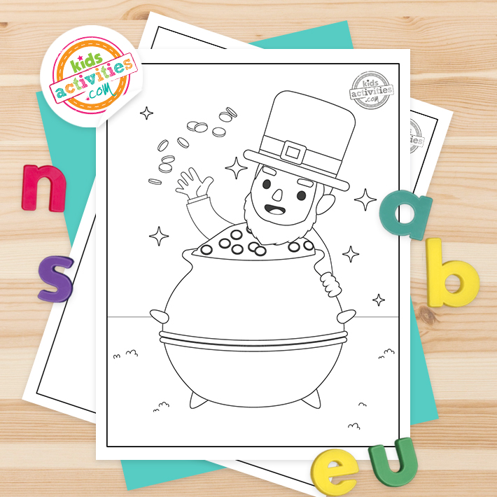 Best leprechaun coloring pages for kids kids activities blog