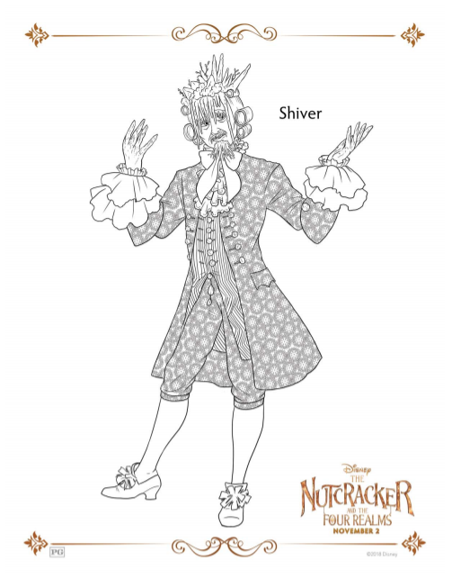 Disneys nutcracker coloring pages and activity sheets