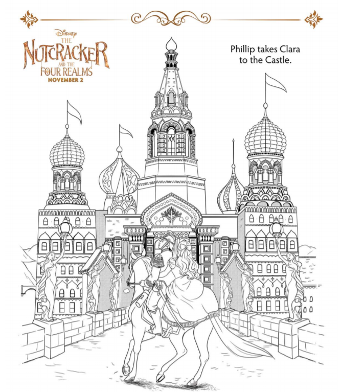 Disneys nutcracker coloring pages and activity sheets