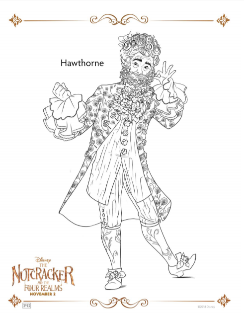 Disneys nutcracker coloring pages and activity sheets