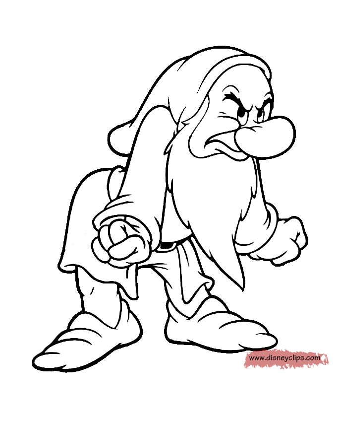Grumpycoloringgif ã pixels disney coloring pages snow white coloring pages coloring books